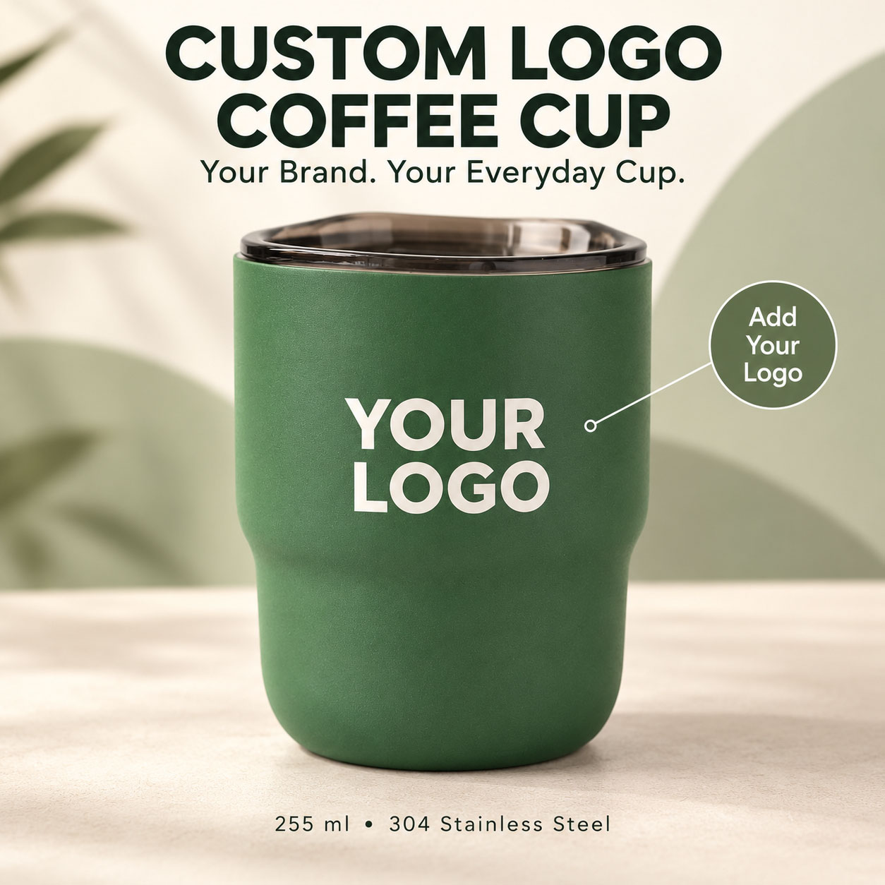 Coffee Equipment For Camping - Tasse à café personnalisée avec couvercle,