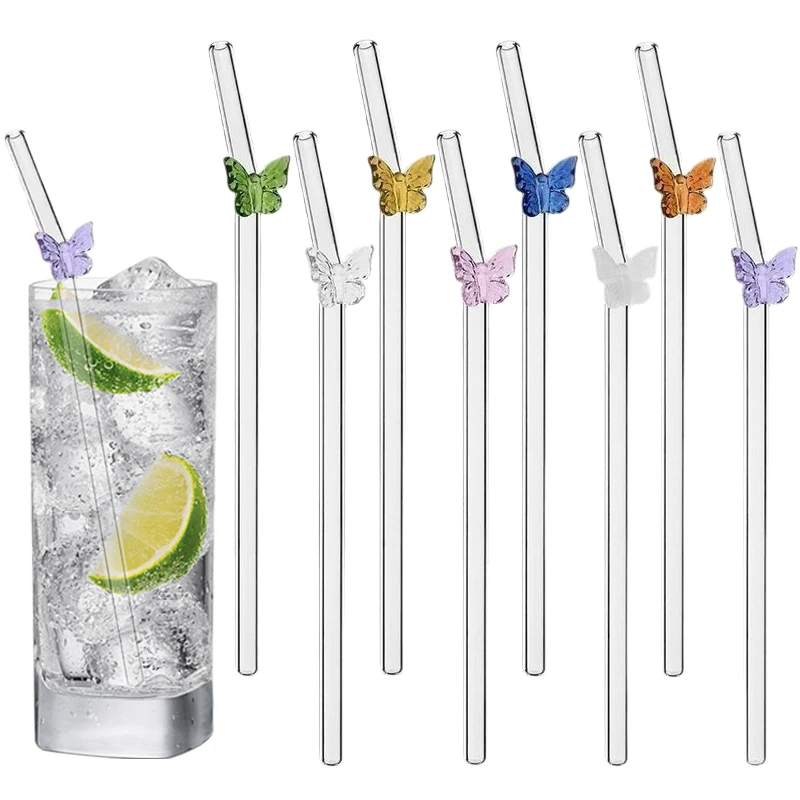 Pailles en verre à nœud réutil - Espresso Shot Glass avis et prix