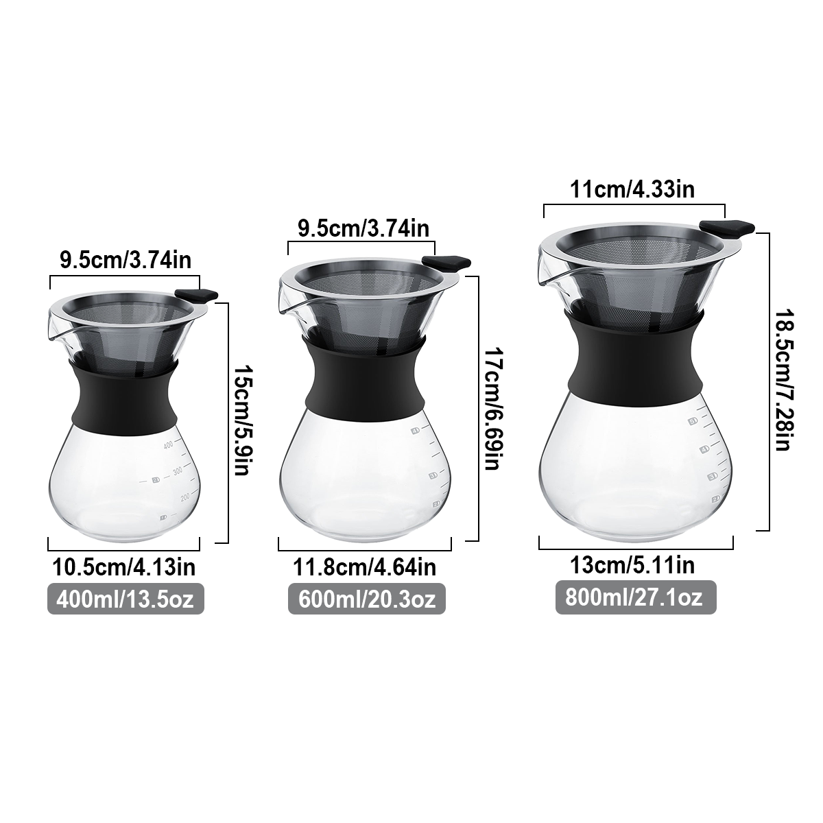 Leeseph Verre Verser sur Cafet - Coffee Equipment Pour Over avis et prix